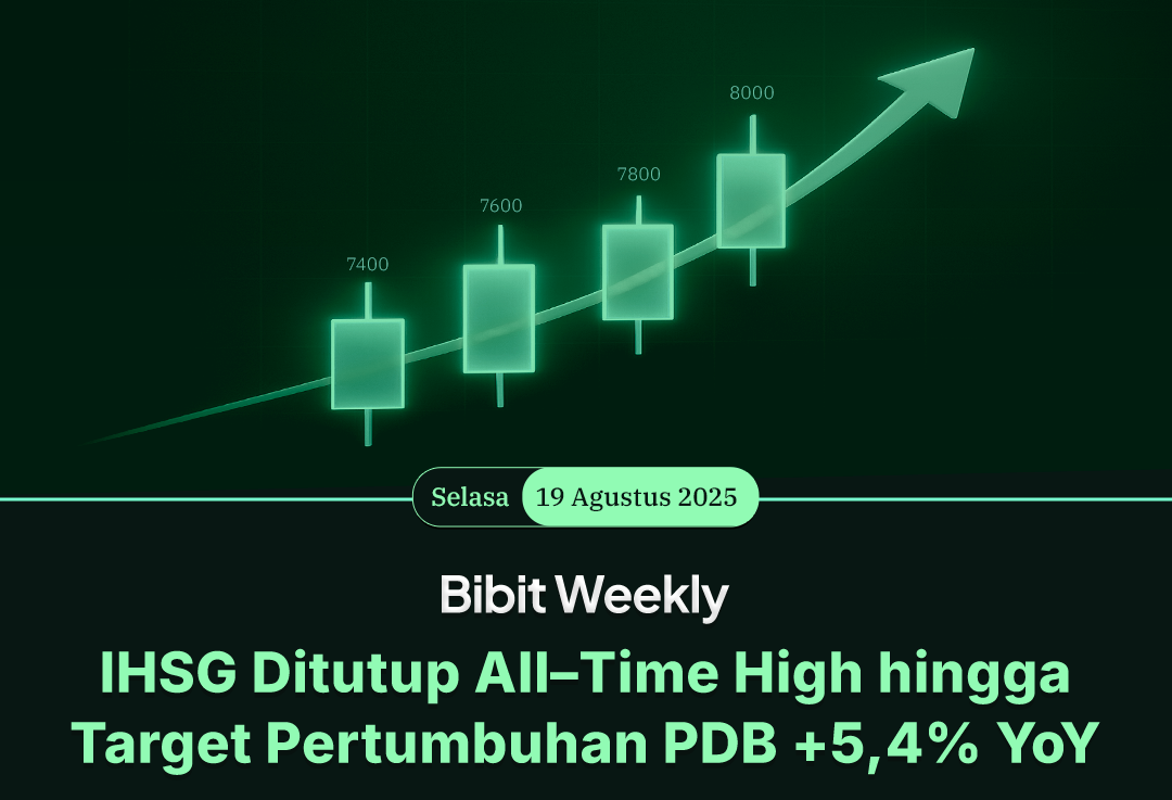 Bibit Weekly - IHSG Ditutup All-Time High Hingga Target Pertumbuhan PDB +5,4% YoY